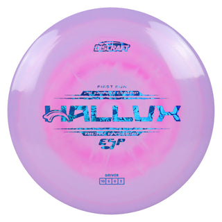 Discraft Disc Golf Ricky Wysocki First Run ESP Hallux Distance Driver 10/5/0/3 Purple Pink/Blue Scales 168g