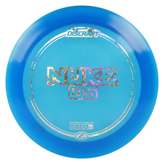 Discraft Disc Golf Z Line Nuke OS Distance Driver 13/4/0/4 Blue/Money Holo 173-174g