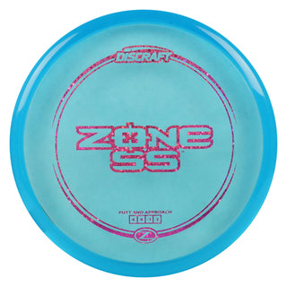 Discraft Disc Golf Z Line Zone SS Putter 4/4/-1/2 Blue/Purple Shimmer 173-174g
