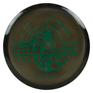 Discraft Disc Golf Fuzed Line Buzzz with Saw Pattern Midrange 5/4-1/1 Black with White Saw/Green 173-174g
