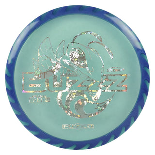 Discraft Disc Golf Fuzed Line Buzzz with Saw Pattern Midrange 5/4-1/1 Indigo Shimmer with Purple Saw/Buzzz Holo 170-172g