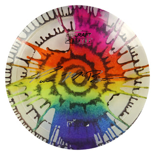 Discraft Disc Golf Paul McBeth Z Line Fly Dye Athena Fairway Driver 7/5/0/2 Rainbow Splat/Black Silver 170-172g