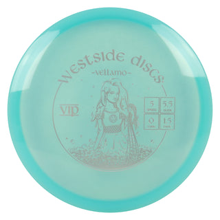 Westside Disc Golf VIP Vellamo Midrange 5/5.5/0/1.5 Blue/Grey 177 grams