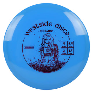 Westside Disc Golf Tournament Vellamo Midrange 5/5.5/0/1.5 Blue/Purple 178 grams