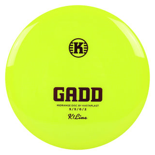 Kastaplast Disc Golf K1 Gadd Midrange 5/5/0/2 Yellow/Purple 174 grams