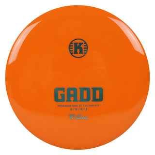 Kastaplast Disc Golf K1 Gadd Midrange 5/5/0/2 Orange/Slate 176 grams