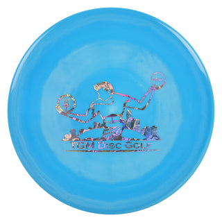 Discraft ESP Zone with TGM Disc Golf Stamp Putt and Approach Blue/Money Holo 174g