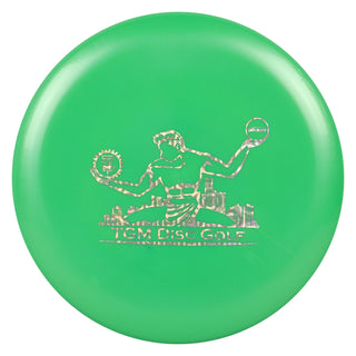 Discraft Big Z Luna with TGM Disc Golf Stamp Putt and Approach Green/McBeth Holo 164-166g