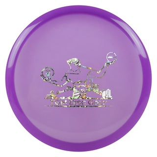 Discraft Z Line Buzzz SS with TGM Disc Golf Stamp Midrange Purple/Buzzz Holo 177-180g