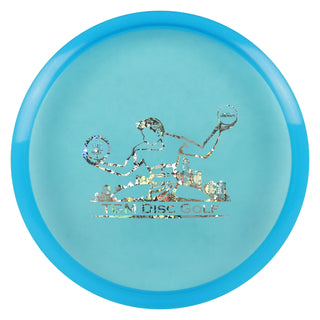 Discraft Z Line Buzzz SS with TGM Disc Golf Stamp Midrange Blue/Buzzz Holo 177-180g