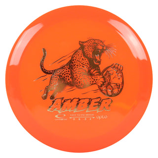 Latitude 64 Disc Golf Opto Amber Distance Driver 11/6/-3/2 Orange/Gold 158 grams
