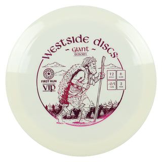 Westside Disc Golf First Run VIP Giant Reborn Distance Driver 12/6/-0.5/2 White/Magenta 171 grams