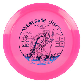 Westside Disc Golf First Run VIP Giant Reborn Distance Driver 12/6/-0.5/2 Pink/Indigo 174 grams