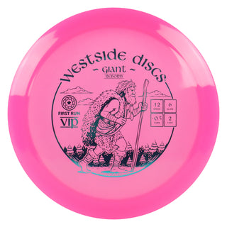 Westside Disc Golf First Run VIP Giant Reborn Distance Driver 12/6/-0.5/2 Pink/Turquoise 177 grams