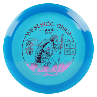 Westside Disc Golf First Run VIP Giant Reborn Distance Driver 12/6/-0.5/2 Blue/Lavender 173 grams