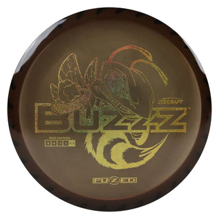 Discraft Disc Golf Fuzed Line Buzzz with Saw Pattern Midrange 5/4-1/1 Black/Gold Shimmer 170-172g