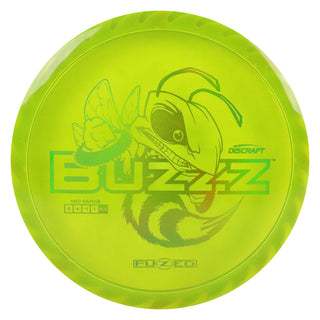 Discraft Disc Golf Fuzed Line Buzzz with Saw Pattern Midrange 5/4-1/1 DayGlo/Green Holo 164-166g