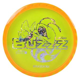 Discraft Disc Golf Fuzed Line Buzzz with Saw Pattern Midrange 5/4-1/1 Clear Orange/Buzzz Holo 167-169g