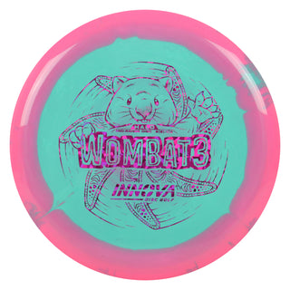 Innova Disc Golf Halo Star Wombat3 Midrange 5/6/-1/0 Pink Teal/Magenta Shatter 167 grams