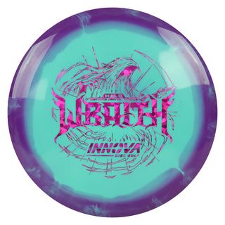 Innova Disc Golf Halo Star Wraith Distance Driver 11/5/-1/3 Purple Teal/Magenta Shatter 167 grams