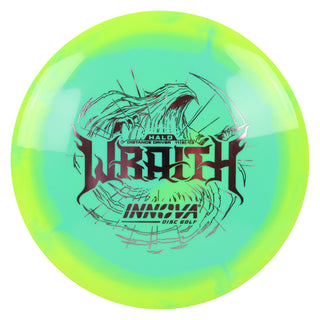 Innova Disc Golf Halo Star Wraith Distance Driver 11/5/-1/3 Yellow Teal/Lavender 169 grams