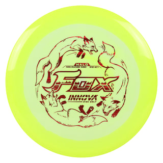 Innova Disc Golf Halo Star Fox Midrange 5/6/-2/1 Yellow White/Red Lines 168 grams