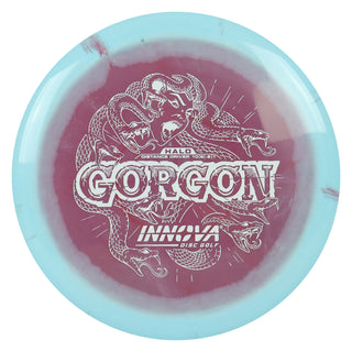 Innova Disc Golf Halo Star Gorgon Distance Driver 10/6/-2/1 Light Blue Burgundy/White 170 grams
