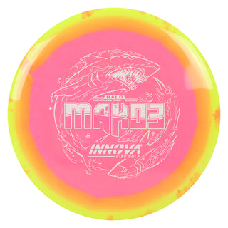 Innova Disc Golf Halo Star Mako3 Midrange Disc 5/5/0/0 Yellow Pink/White 164 grams