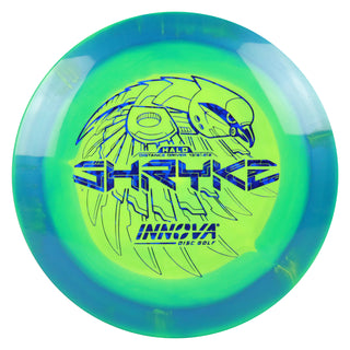 Innova Disc Golf Halo Star Shryke Distance Driver 13/6/-2/2 Blue Yellow/Navy Shatter 163 grams