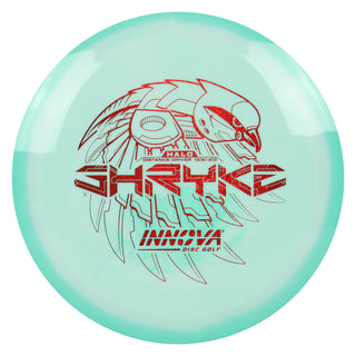 Innova Disc Golf Halo Star Shryke Distance Driver 13/6/-2/2 Teal White/Red Shimmer 173 grams