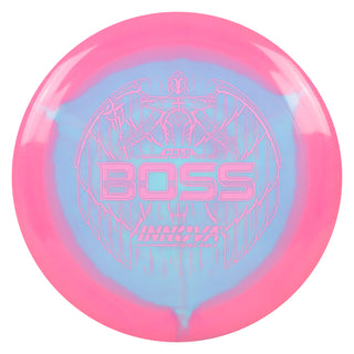 Innova Disc Golf Halo Star Boss Distance Driver 13/5/-1/3 Pink Light Blue/Pink 158 grams