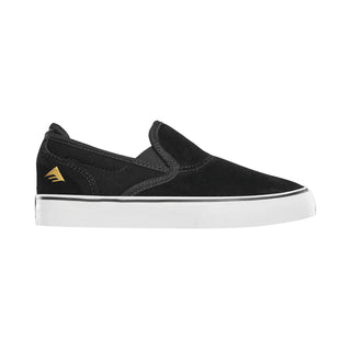 Emerica Kids Shoes Wino G6 Slip-On Youth Black/White/Gold Youth