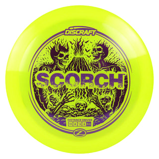 Disc Golf Z Line Reimagined Scorch Distance Driver 11/6/-2/2 Yellow/Purple 173-174g