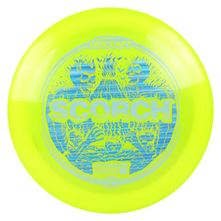 Disc Golf Z Line Reimagined Scorch Distance Driver 11/6/-2/2 Yellow/Blue Lines/Slate 173-174g