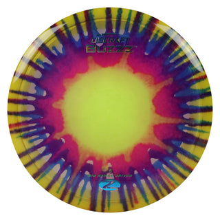 Discraft Disc Golf Z Line Fly Dye Buzzz SS Midrange Disc 5/4/-2/1 Purple Blue Splat/Blue Metallic 167-169g