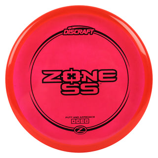 Discraft Disc Golf Z Line Zone SS Putter 4/4/-1/2 Red/Black 173-174g