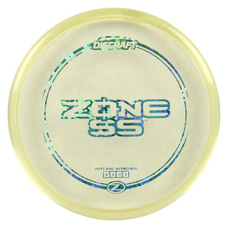 Discraft Disc Golf Z Line Zone SS Putter 4/4/-1/2 Clear/Blue Flowers 173-174g