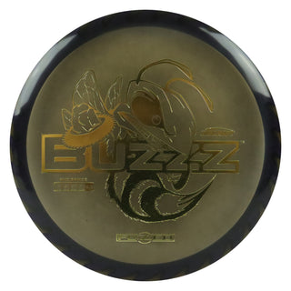 Discraft Disc Golf Fuzed Line Buzzz with Saw Pattern Midrange 5/4-1/1 Black with Purple Saw/Gold 167-169g
