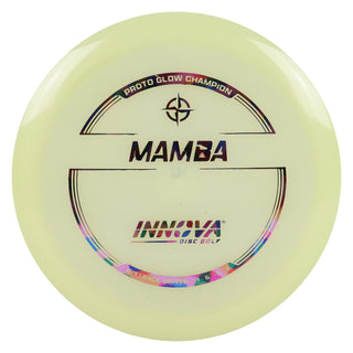 Innova Disc Golf Proto Glow Champion Mamba Distance Driver 11/6/-5/1 Glow/Pink Jellybean 171 grams