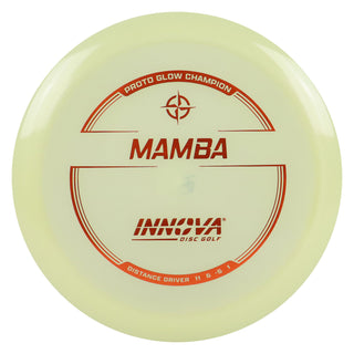 Innova Disc Golf Proto Glow Champion Mamba Distance Driver 11/6/-5/1 Glow/Orange 171 grams