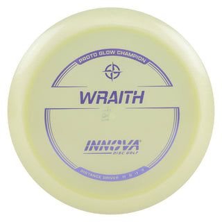 Innova Disc Golf Proto Glow Champion Wraith Distance Driver 11/5/-1/3 Glow/Lavender 167 grams