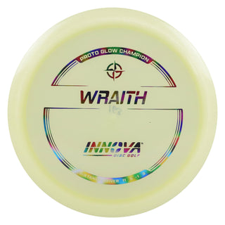 Innova Disc Golf Proto Glow Champion Wraith Distance Driver 11/5/-1/3 Glow/Jellybean 166 grams