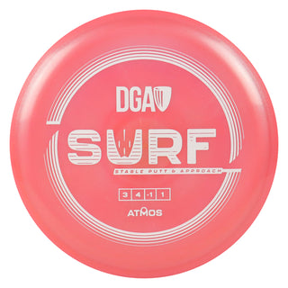DGA Disc Golf Atmos Surf Putt and Approach 3/4/-1/1 Pink/White 167-169g