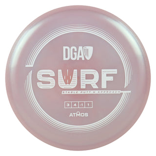 DGA Disc Golf Atmos Surf Putt and Approach 3/4/-1/1 Lavender/White 167-169g