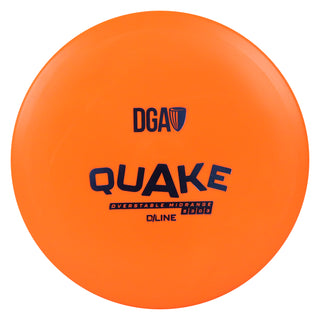 DGA Disc Golf D-Line Quake Midrange Disc 5/3/0/3 Orange/Indigo 172g