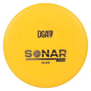 DGA Disc Golf D-Line Sonar Putt and Approach 3/4/0/2 Mango/Silver 170-172g