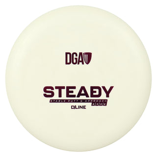 DGA Disc Golf D-Line Steady Putt and Approach 2/3/0/2 White/Magenta 173-174g
