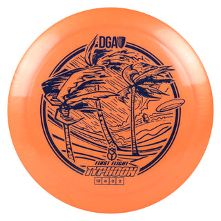 DGA Disc Golf Catrina Allen First Flight Typhoon Distance Driver 12/6/-2/2 Orange/Navy 167-169g