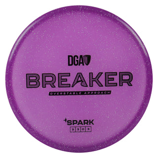 DGA Disc Golf Spark Breaker Putt and Approach 3/3/0/3 Purple/Black 170-172g