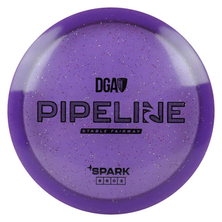 DGA Disc Golf Spark Pipeline Fairway Driver 8/5/0/2 Purple/Black 170-172g